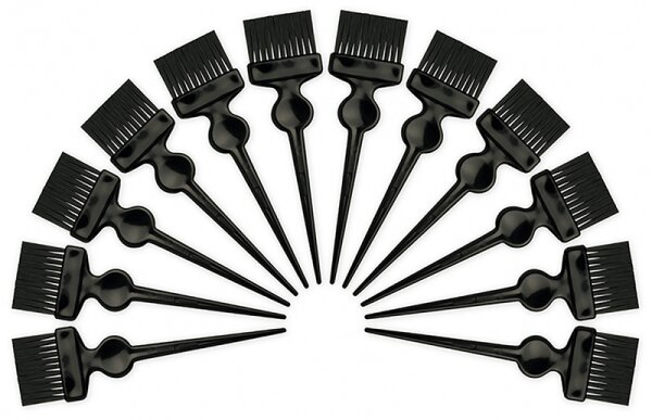 Termix Black Fiber groß 12er-Pack Fächerpinsel