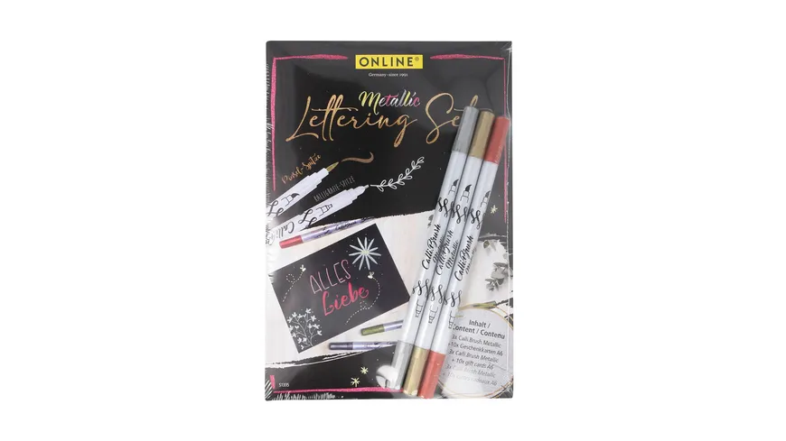 ONLINE Metallic Lettering Set