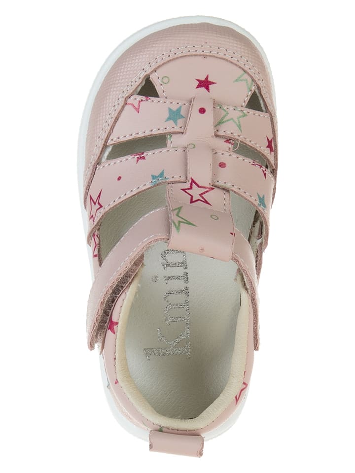 kmins Leder-Halbsandalen in Rosa günstig kaufen