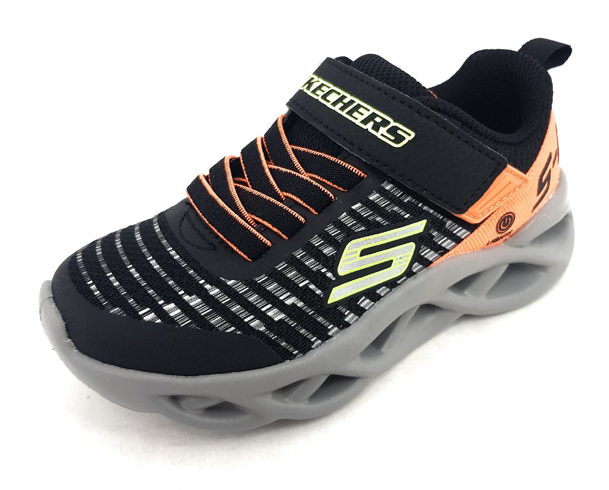 Skechers Twisty Brights 401650L BKOR Schwarz BKOR black/orange