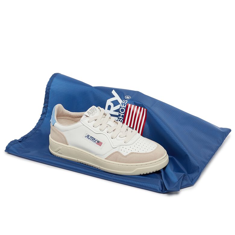 Autry Wmns Medalist Low leat/suede wht/vista
