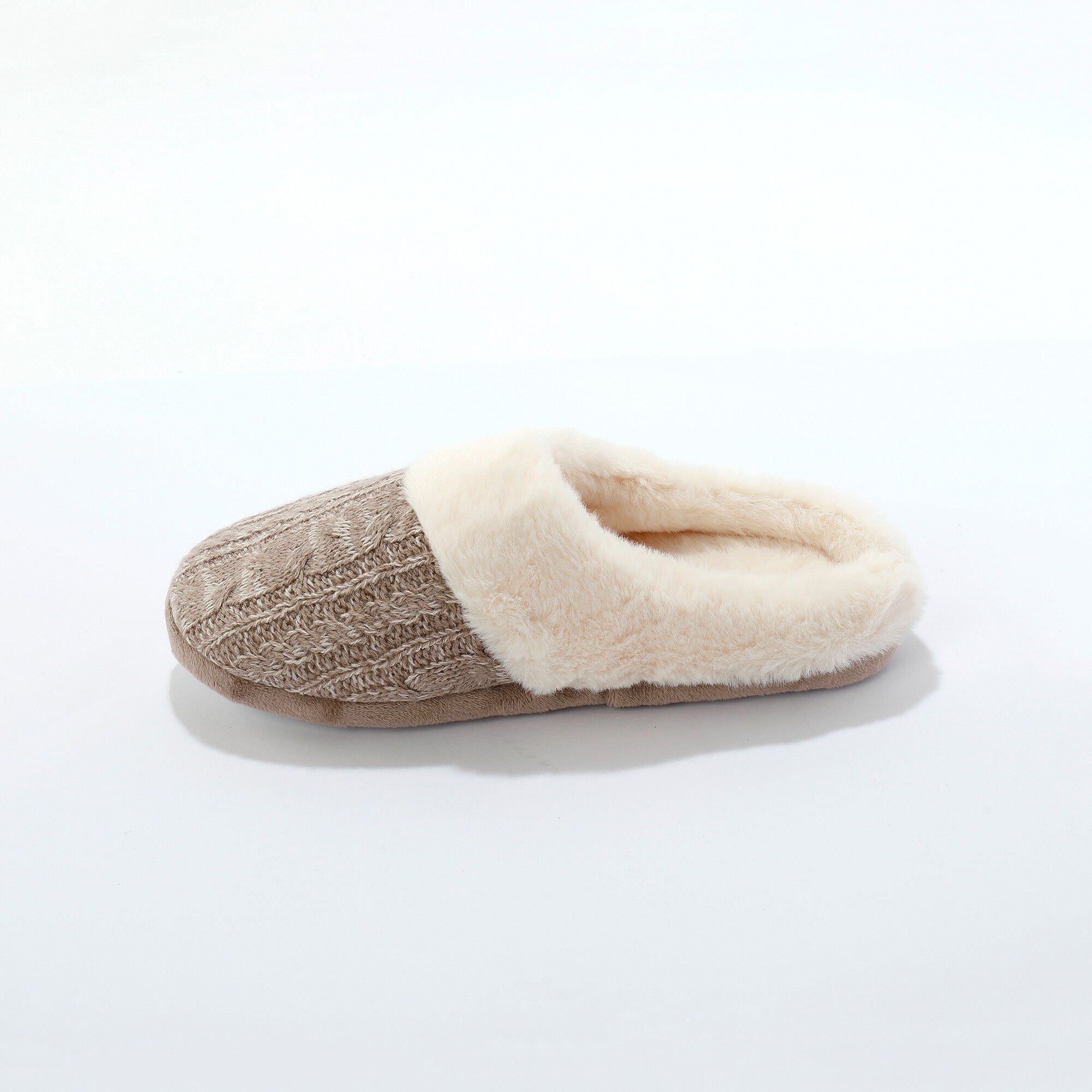 Chaussons mules tricot