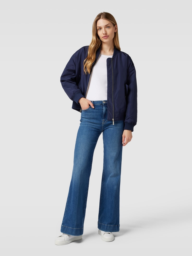 Longsleeve mit Rundhalsausschnitt in weiß