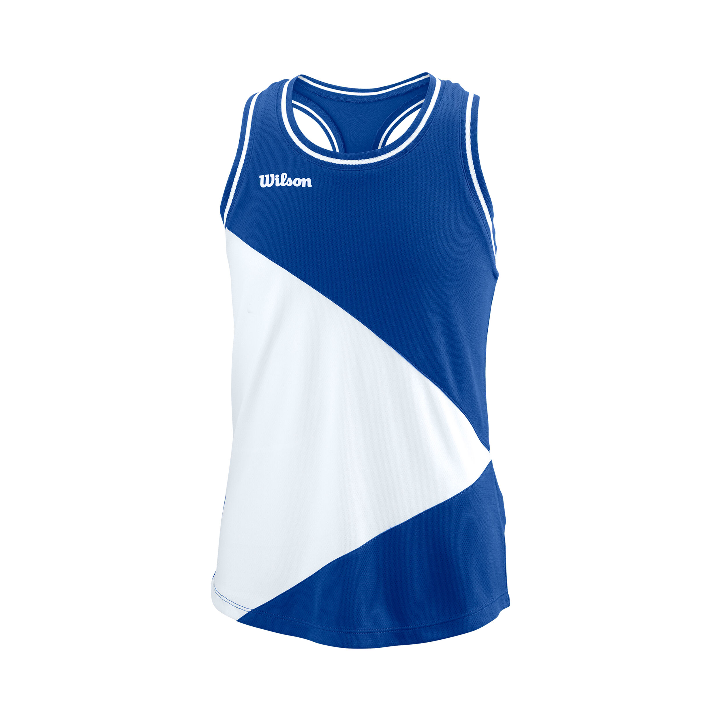 Team Tank-Top Mädchen - Blau, Weiß