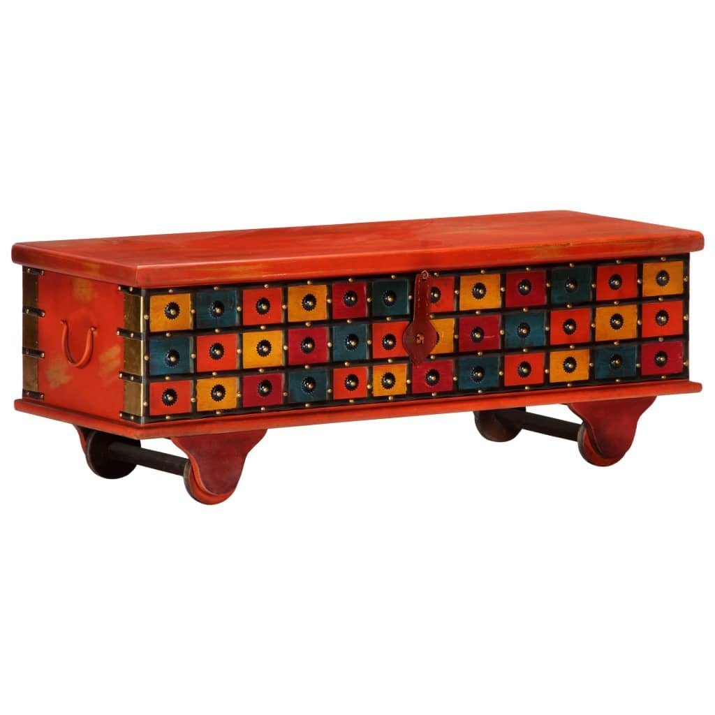 vidaXL Aufbewahrungsbox Aufbewahrungstruhe Rot 110 x 40 x 40 cm Massivholz Akazie