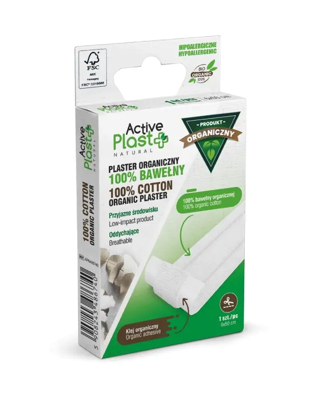 Active Plast Natural BIO, Flaster za rezanje, 6x50cm