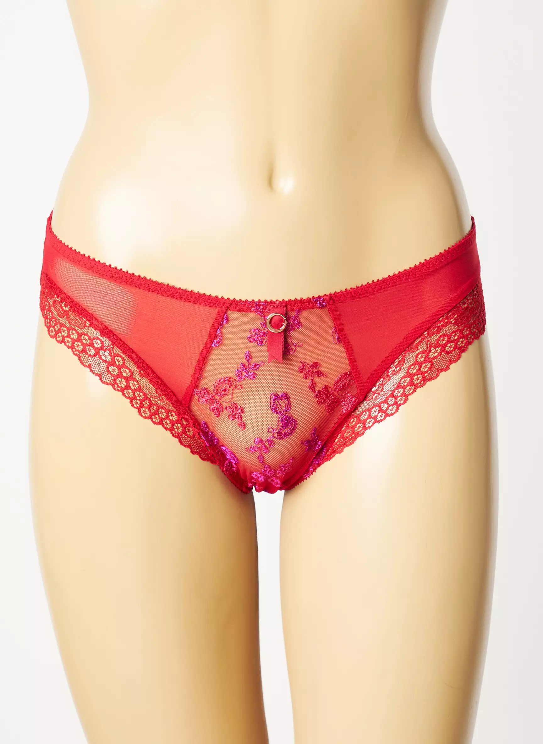 Empreinte Culottes Femme couleur rouge