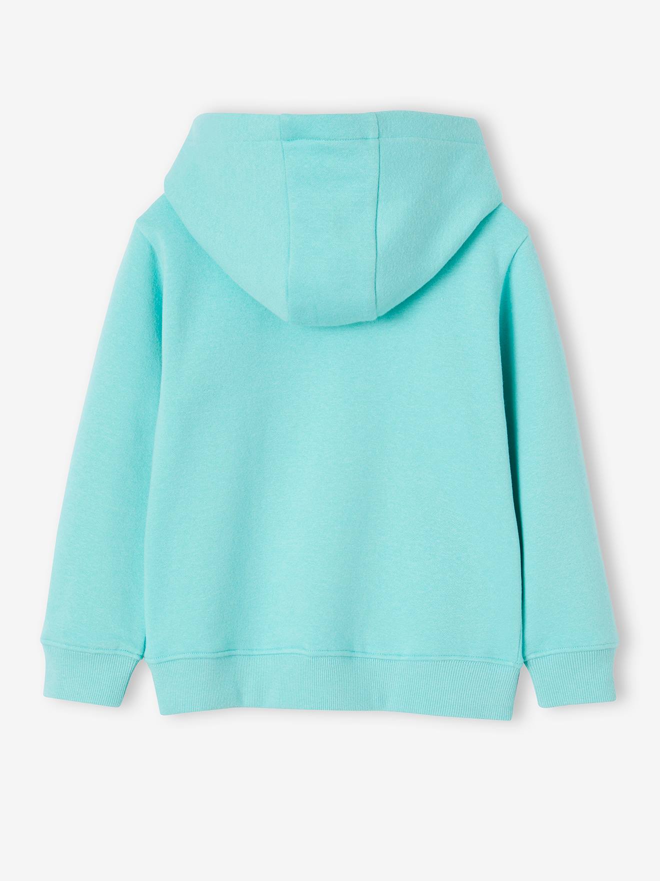 Vertbaudet Jungen Kapuzensweatjacke BASIC mit Recycling-Polyester - ocker