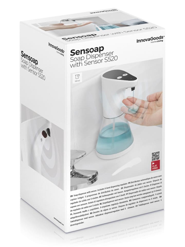 InnovaGoods Sensor-Seifenspender in Weiß/ Transparent - 520 ml günstig kaufen onesize