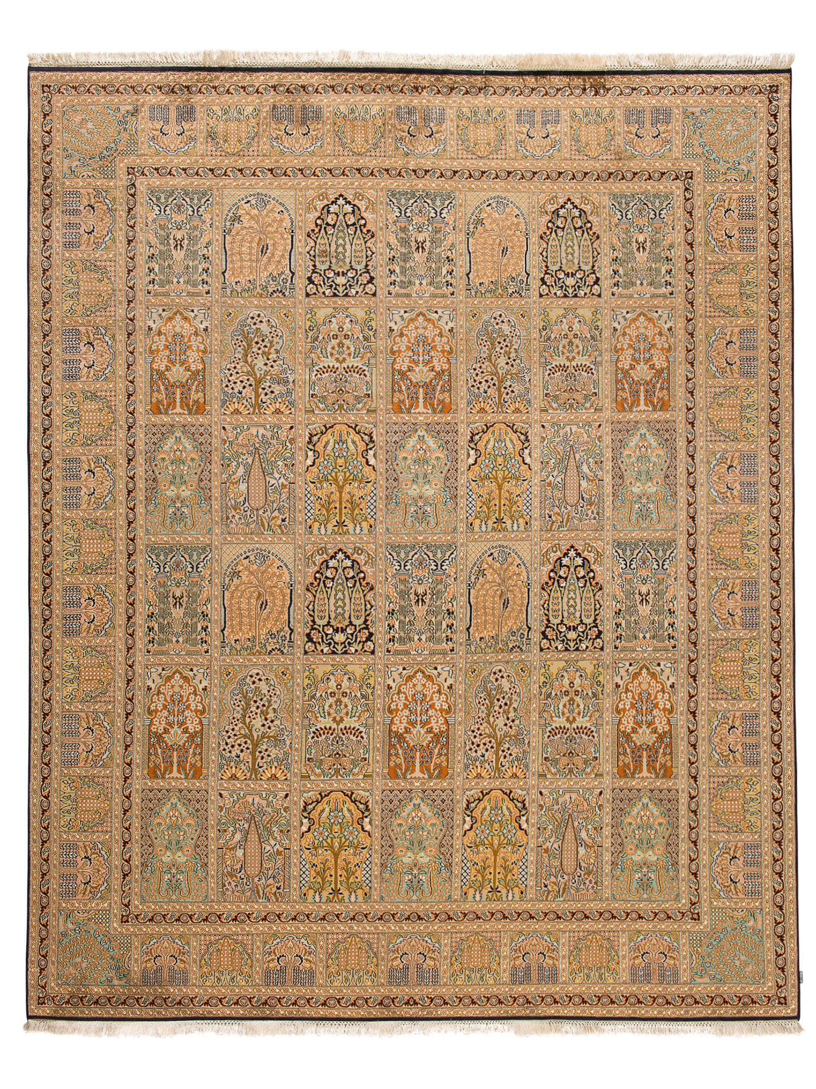 Kaschmir Seide 18/18 ca. 247 x 303 cm, Unikat / Einzelstück