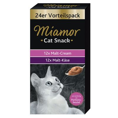 Miamor Cat Snack Malt Cream & Malt-Käse Multibox