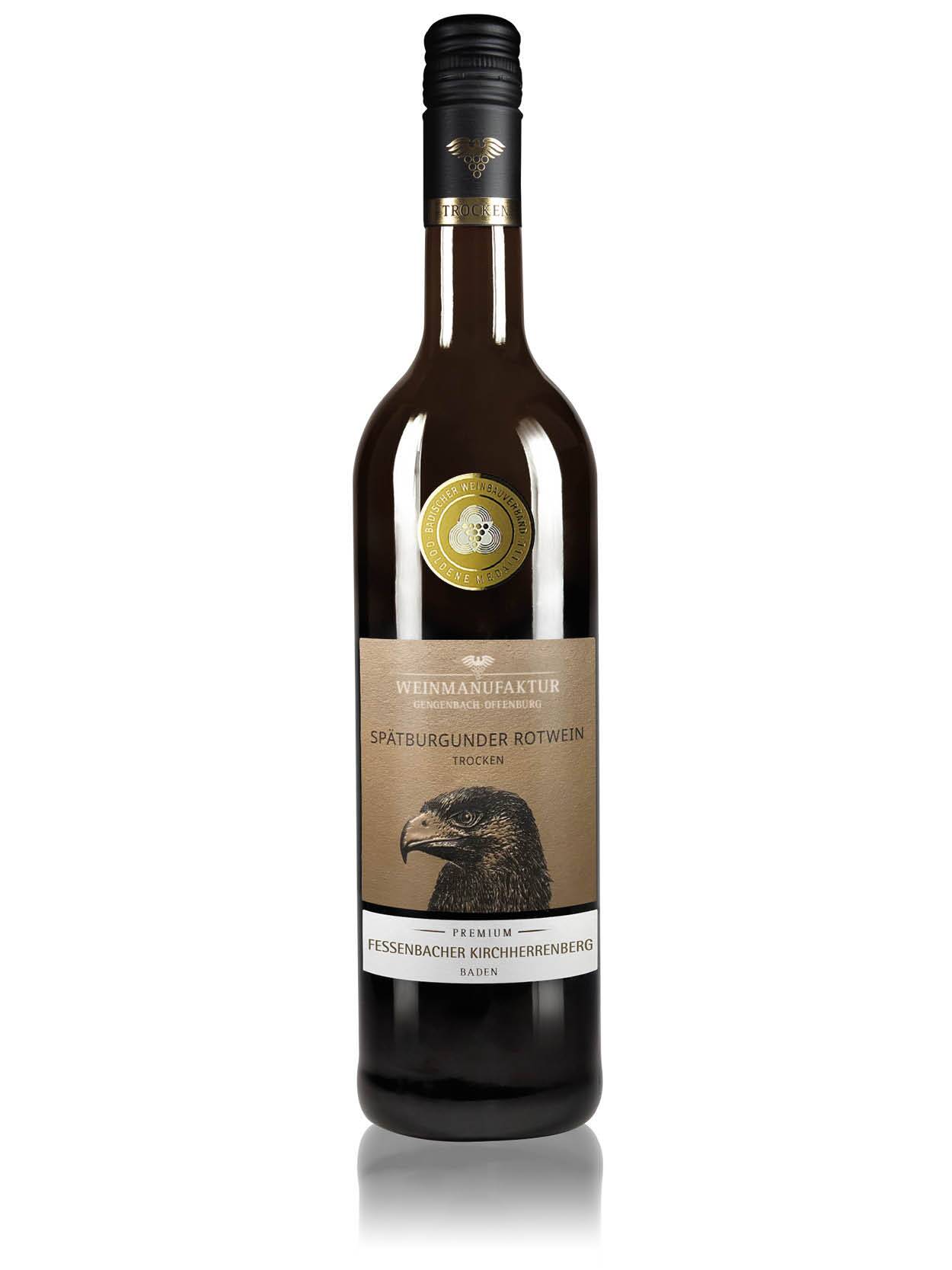 Weinmanufaktur Gengenbach-Offenburg Premium Fessenbacher Khb Spätburgunder Rotwein trocken 0,75L 2020
