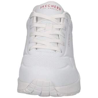 Skechers Uno Pop Back Sneaker in weiß