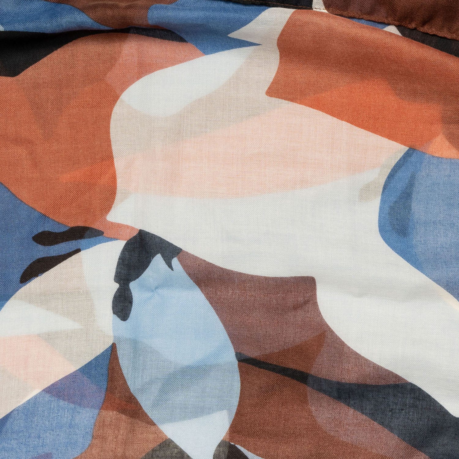 Foulard multicolore à motifs