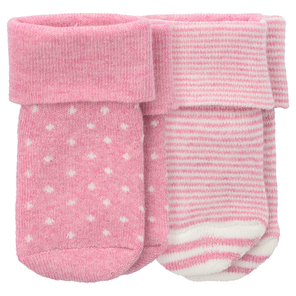 2 Paar Newborn Socken mit Bio-Baumwolle