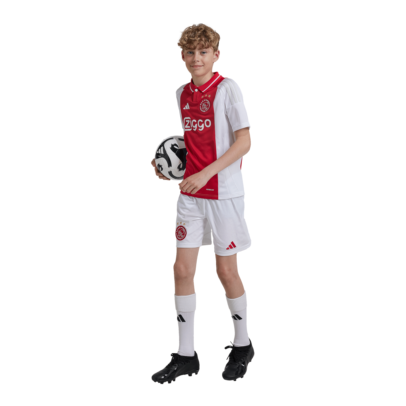 adidas Ajax Amsterdam Trikot Home 2024/2025 Kids Weiss