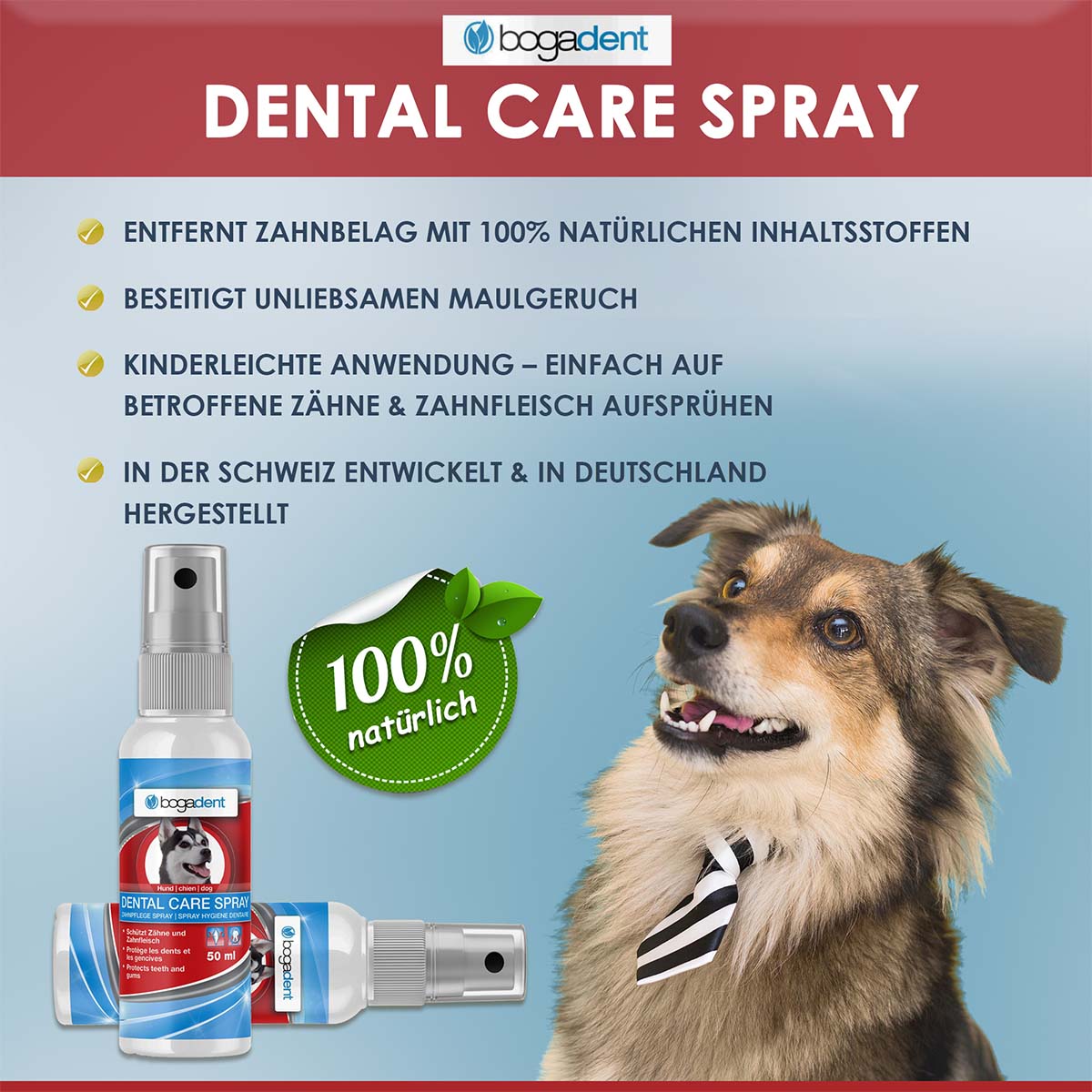 bogadent Zahnpflege-Spray Hund 50 ml günstig kaufen bei ZooRoyal