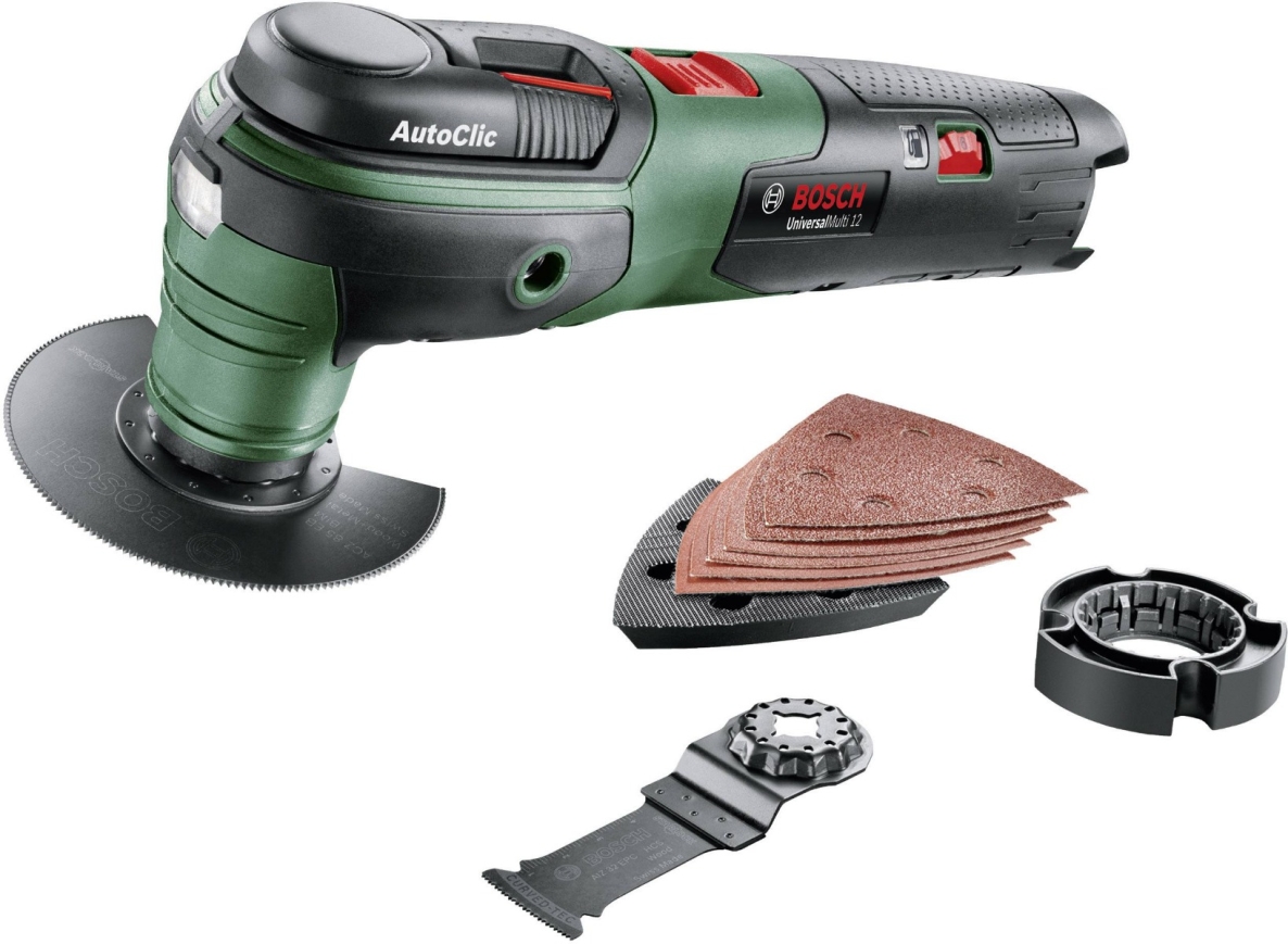 Outil multifonction sans fil Bosch Green 0603103000 12 volts (batteries et chargeur non inclus)