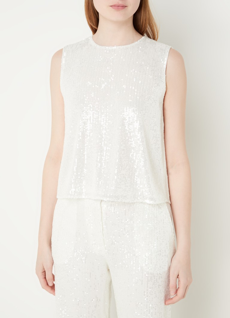 Cekinowy top bez pleców Claudie Pierlot.