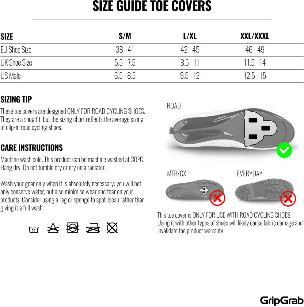 GripGrab Toe Cover Hi-Vis - Zehenwärmer kaufen | Bike-Discount