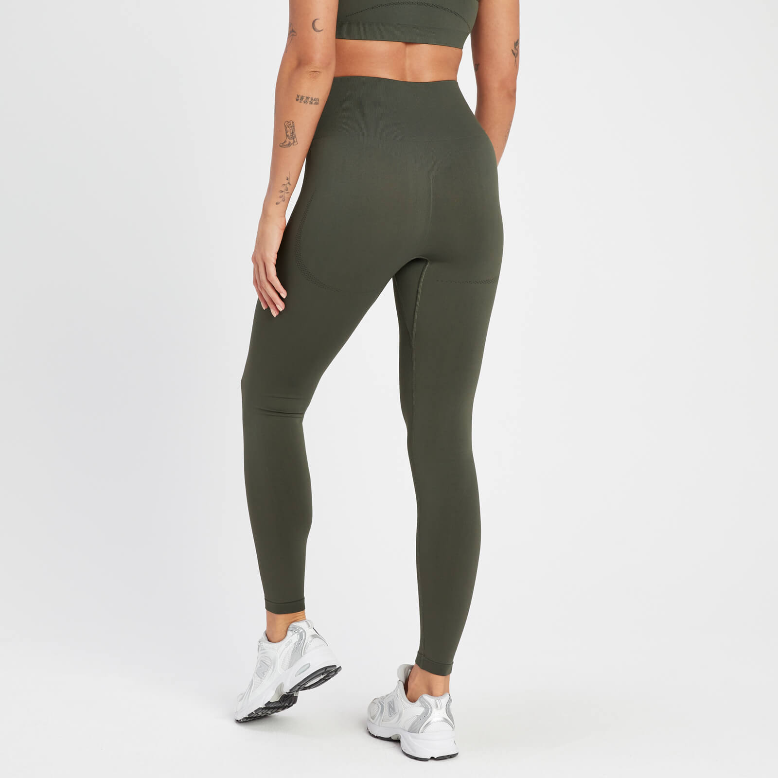 Legging sans coutures MP Rest Day pour femmes – Vert taupe