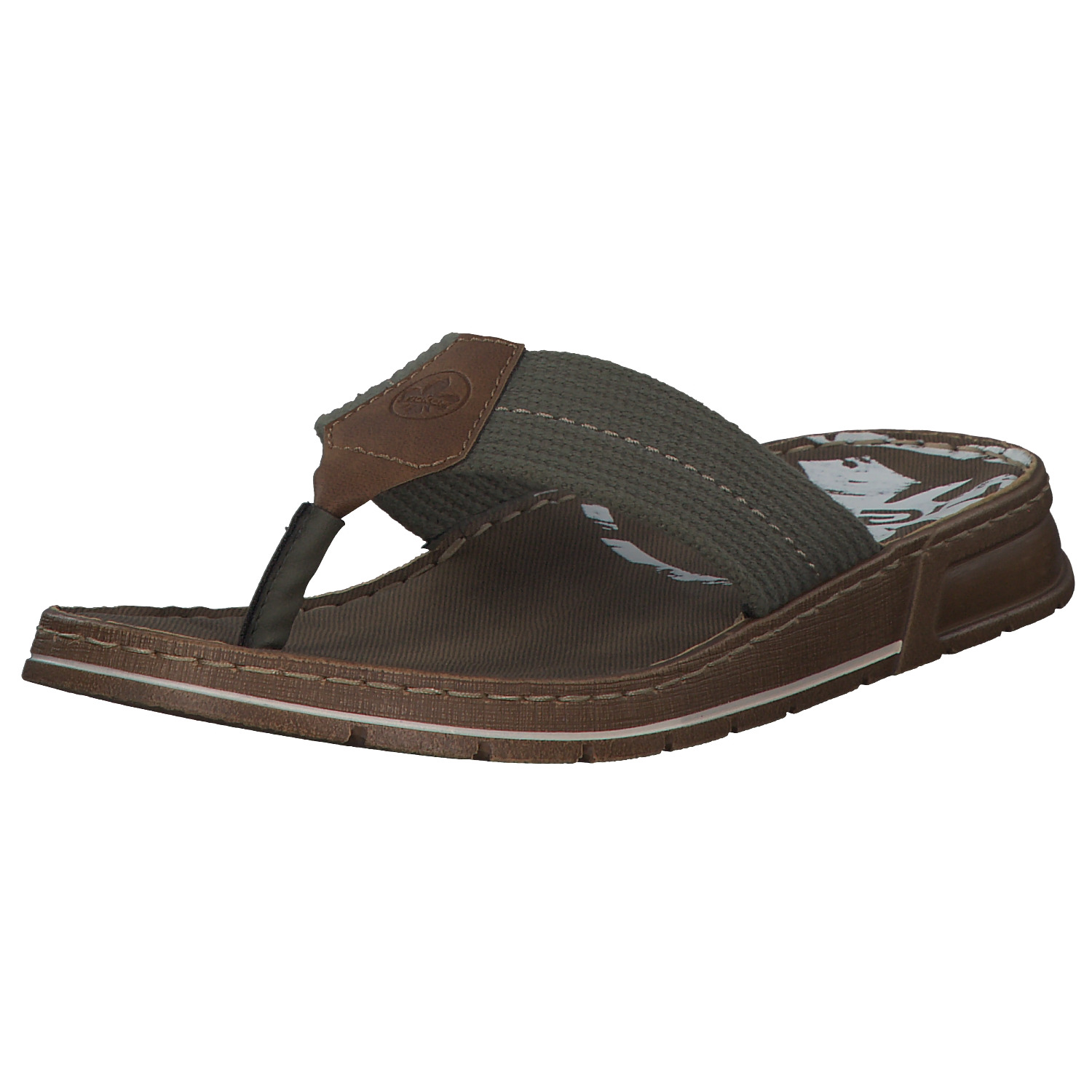 Rieker 21280, Zehentrenner, Herren, Olive