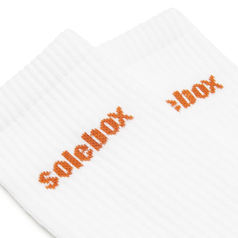 solebox Logo Socks white/orange