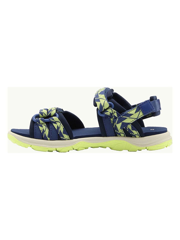 Jack Wolfskin Sandalen in Dunkelblau/Grün günstig kaufen