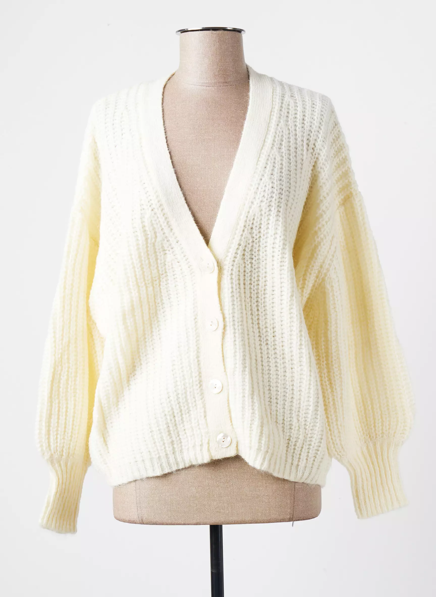 Grace Mila Cardigans Femme couleur beige