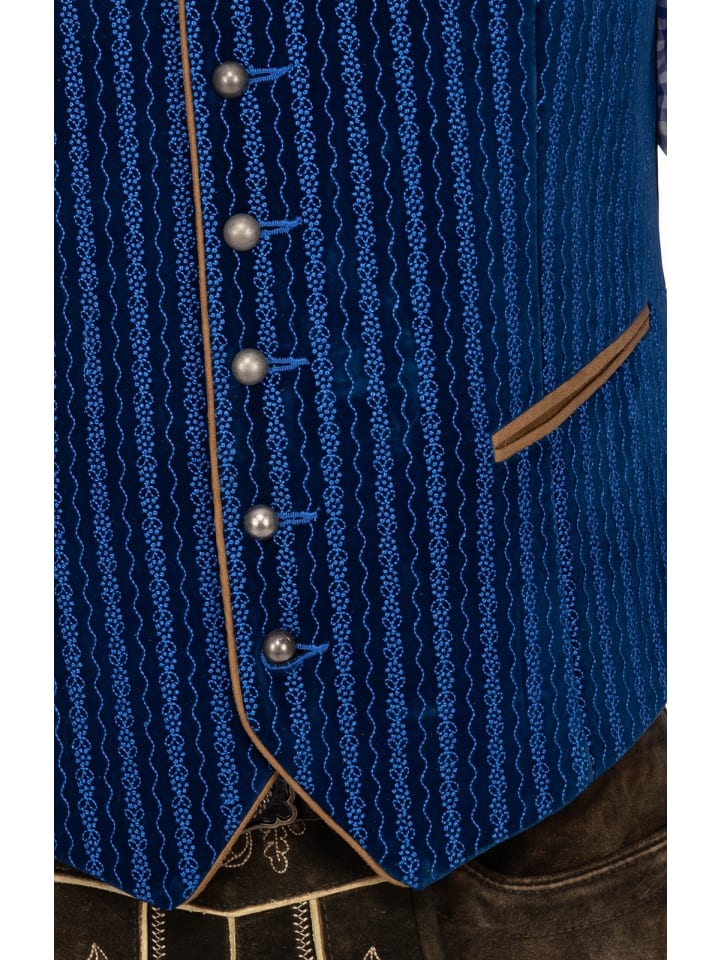 MADDOX Samtweste EDGAR in blau günstig kaufen