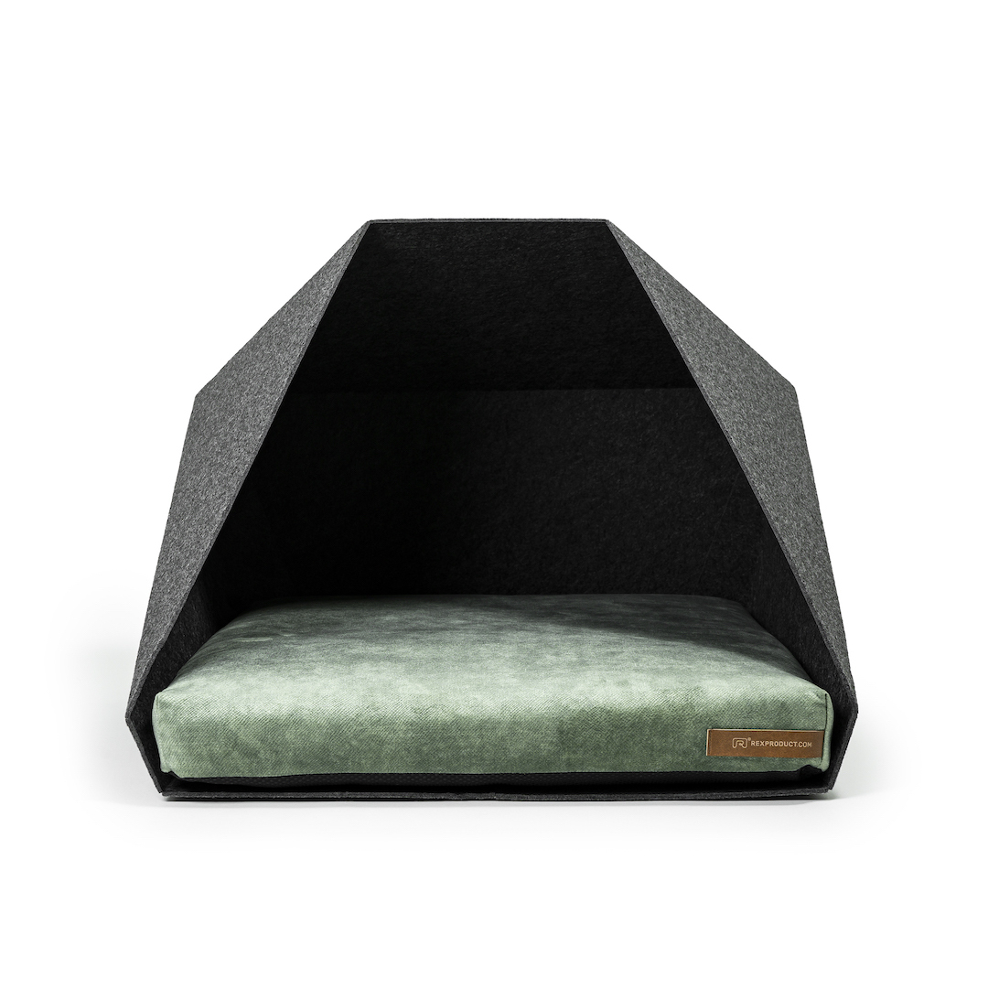 Rexproduct Hundehöhlen Rexproduct Home PetPocket dunkelgrau grün