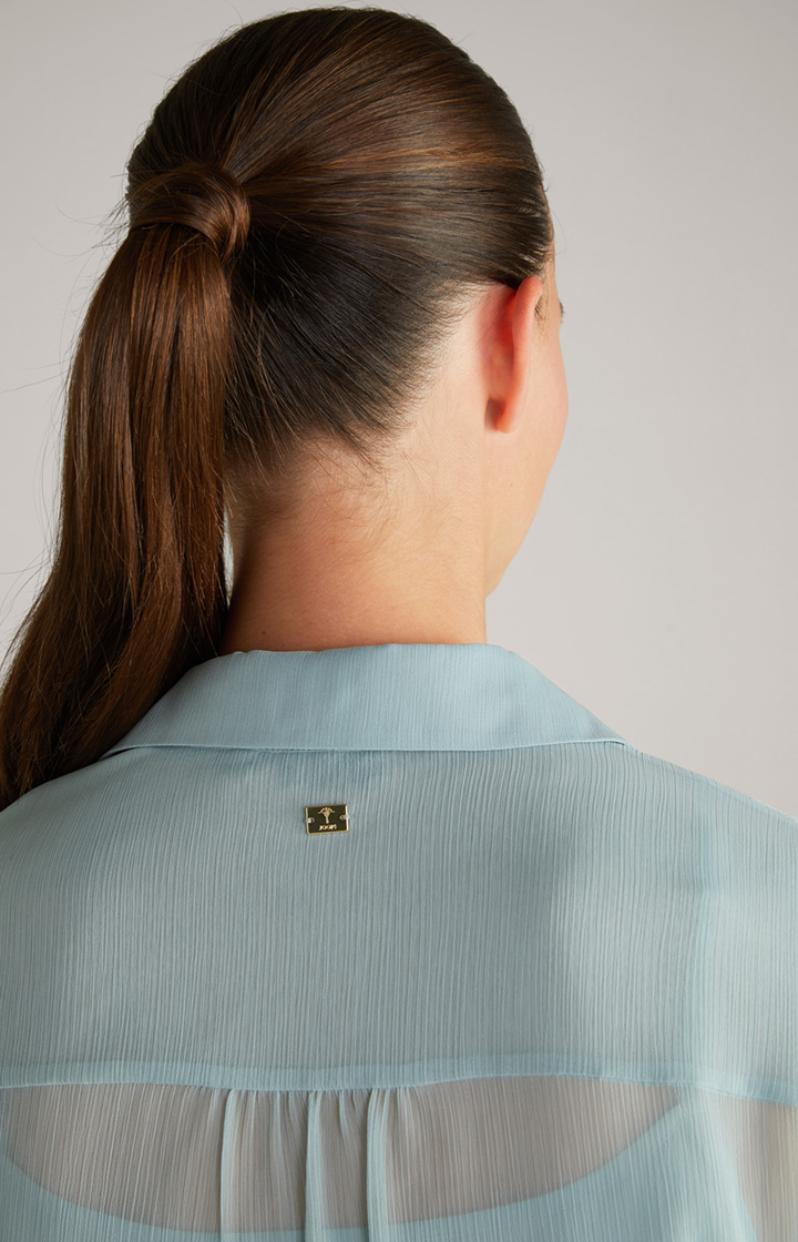 Chiffon-Bluse in Mint