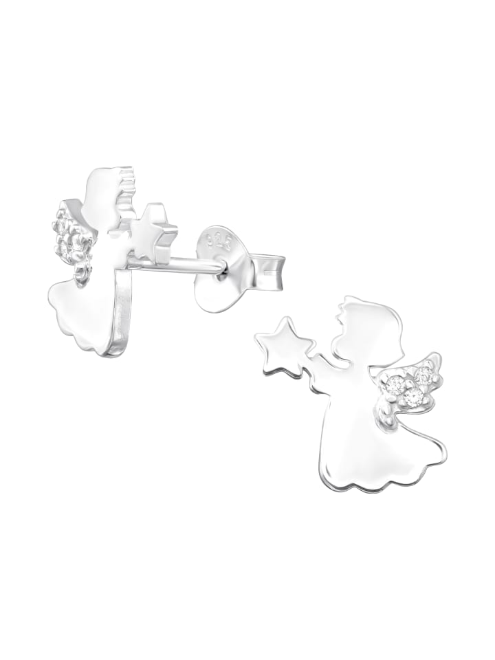 Alexander York Ohrstecker ENGEL mit Zirkonia in 925 Sterling Silber, 2-tlg. günstig kaufen onesize