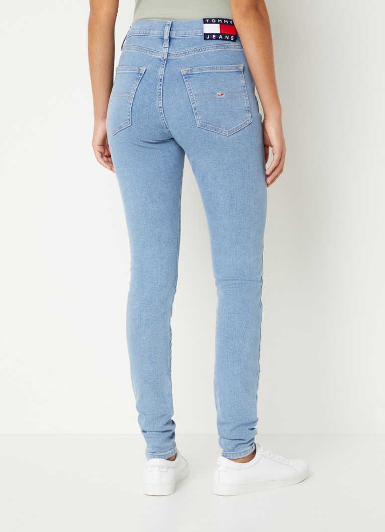 Blugi skinny Tommy Hilfiger Sylvia cu talie înaltă, ușori