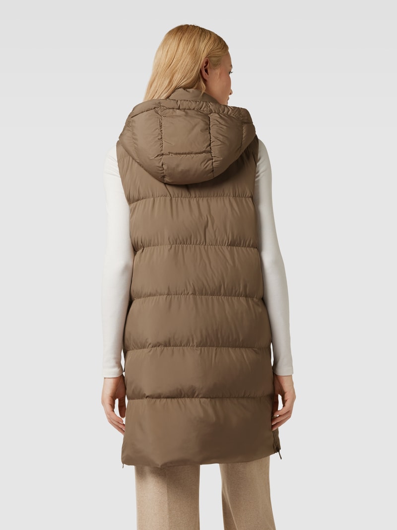 Steppweste mit Kapuze Modell 'Wafina' in camel