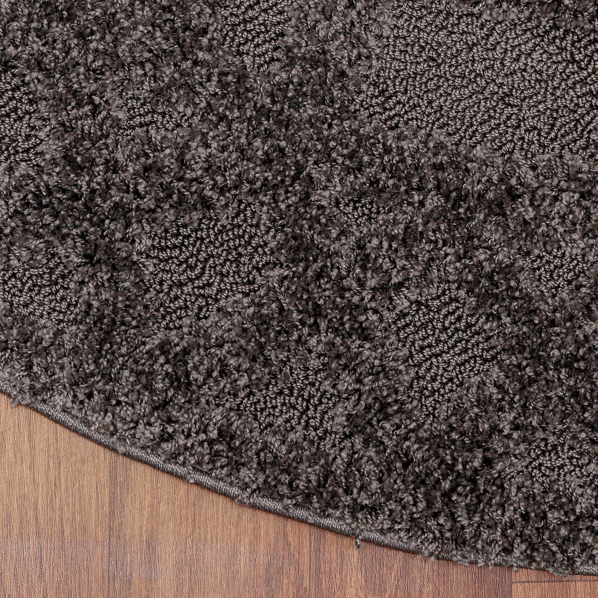 Hochflor-Teppich Luxus 3500, Sanat, rund, Höhe: 30 mm, robuster Langflor, weich, Wohnzimmer, Schlafzimmer
