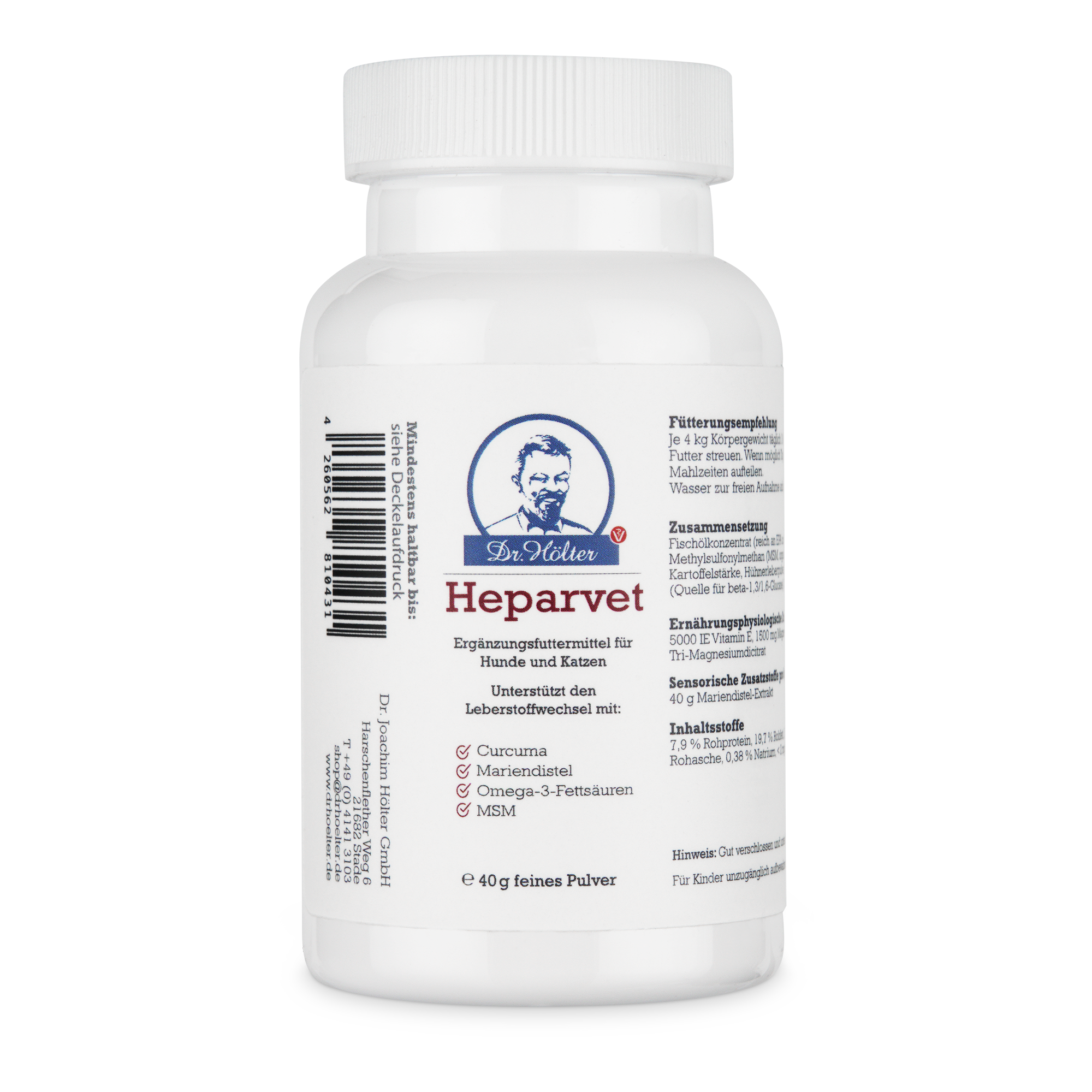 Dr. Hölter Ergänzungsfutter & Aufzucht Dr. Hölter Heparvet 40 g