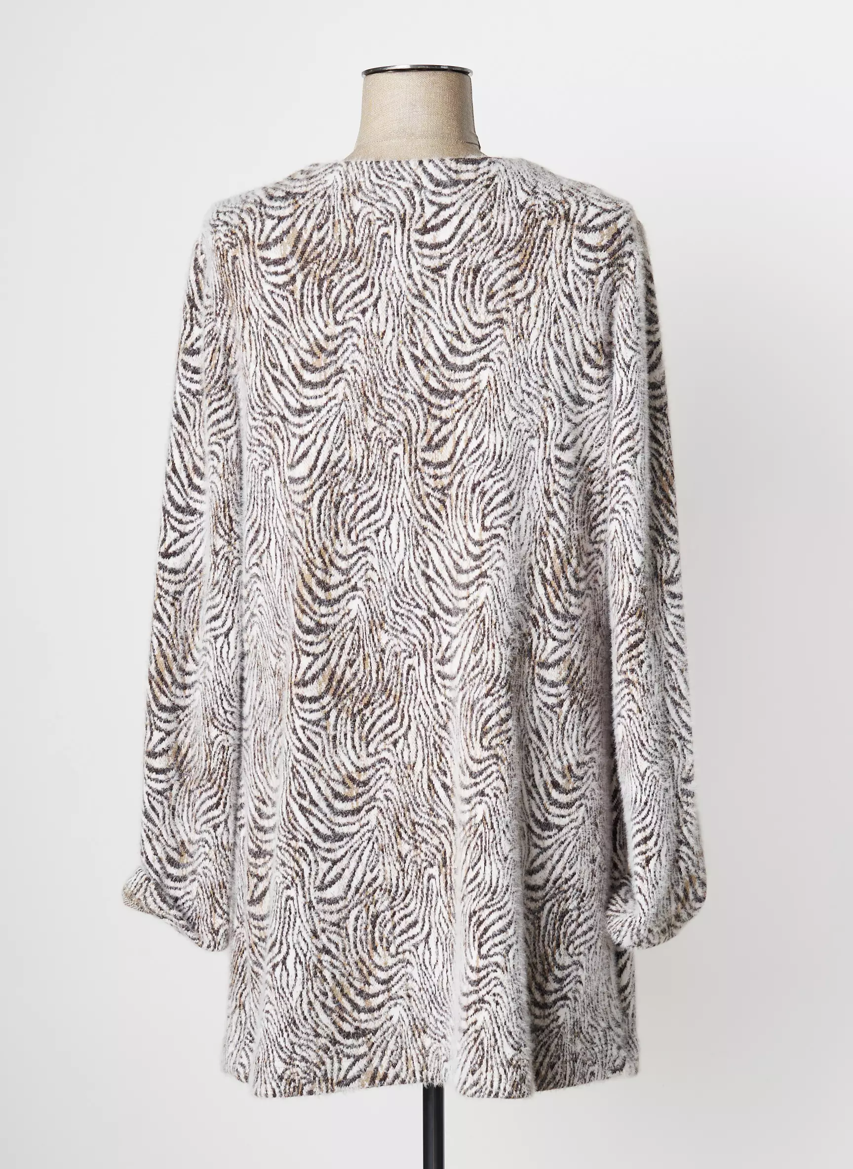 Just White Cardigans Femme couleur marron