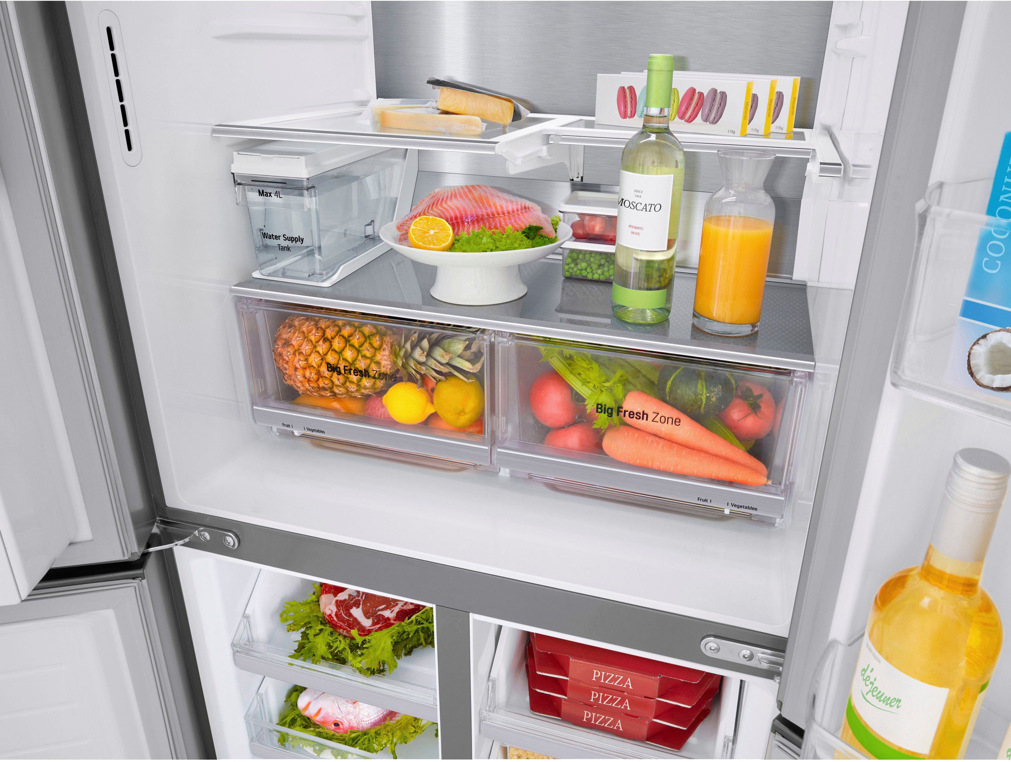 LG Side-by-Side GML844PZAE, 178,7 cm hoch, 83,5 cm breit