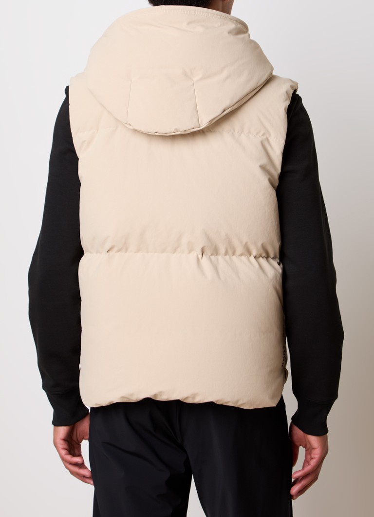 Moncler Quilted bodywarmer with down filling and hood