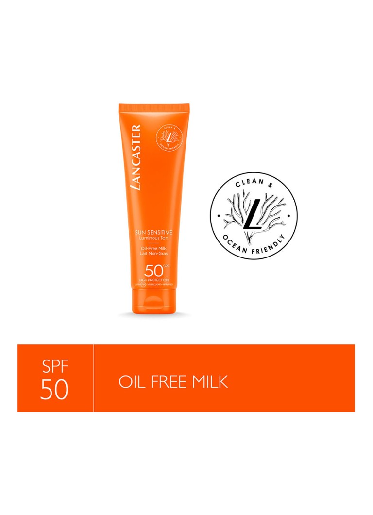 Lancaster Sun Sensitive Oil-Free Milk SPF50 - sunscreen