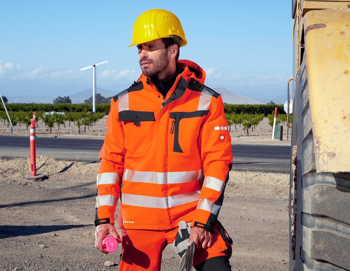 Warnschutz-Softshell-Jacke e.s.motion