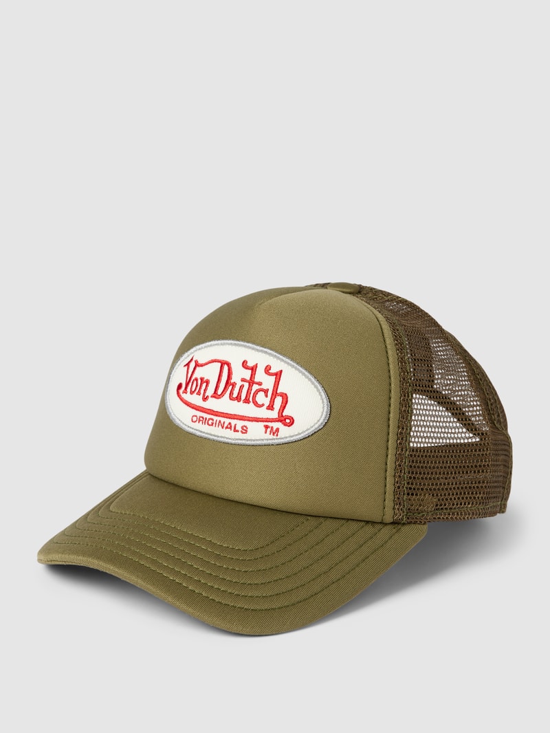 Basecap mit Label-Stitching in khaki
