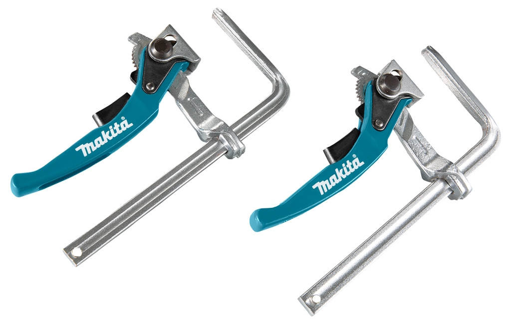 Makita Accessories 199826-6 Οδηγός ράγας Σετ σφιγκτήρων γρήγορης απελευθέρωσης 2 τεμαχίων
