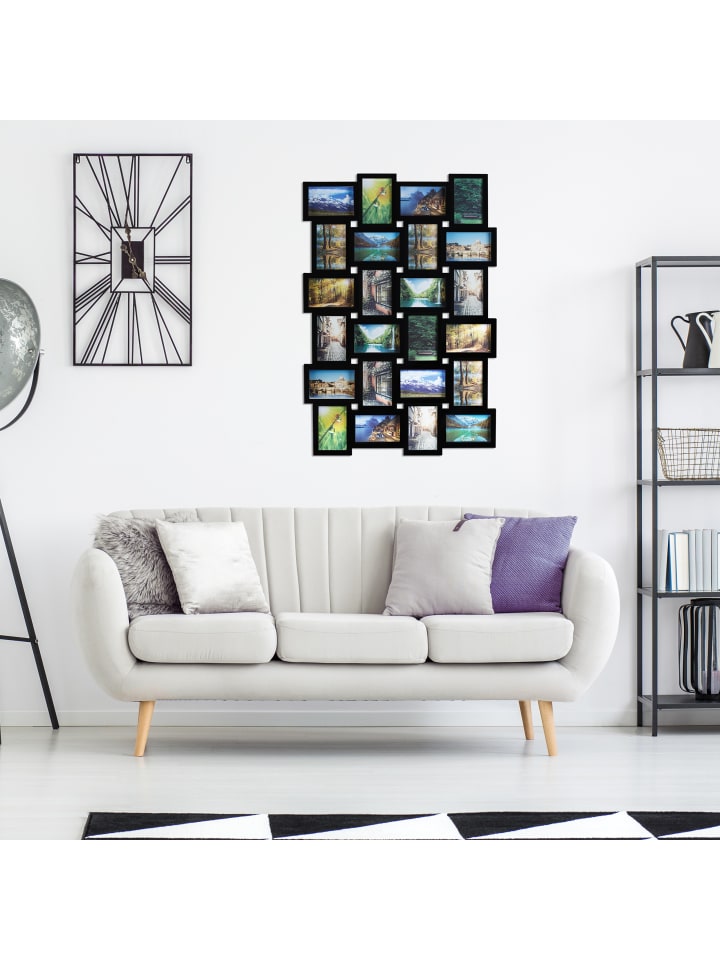 relaxdays Bilderrahmen in Weiß - (B)86 x (H)59 x (T)2,5 cm günstig kaufen onesize