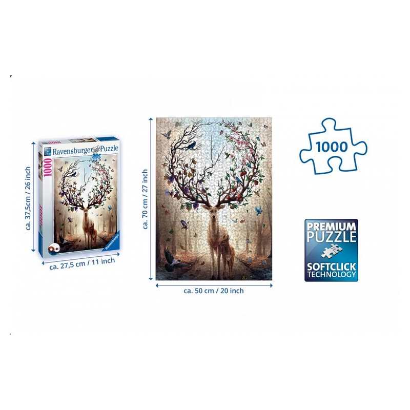 Puzzle Cerf fantastique 1000 pièces