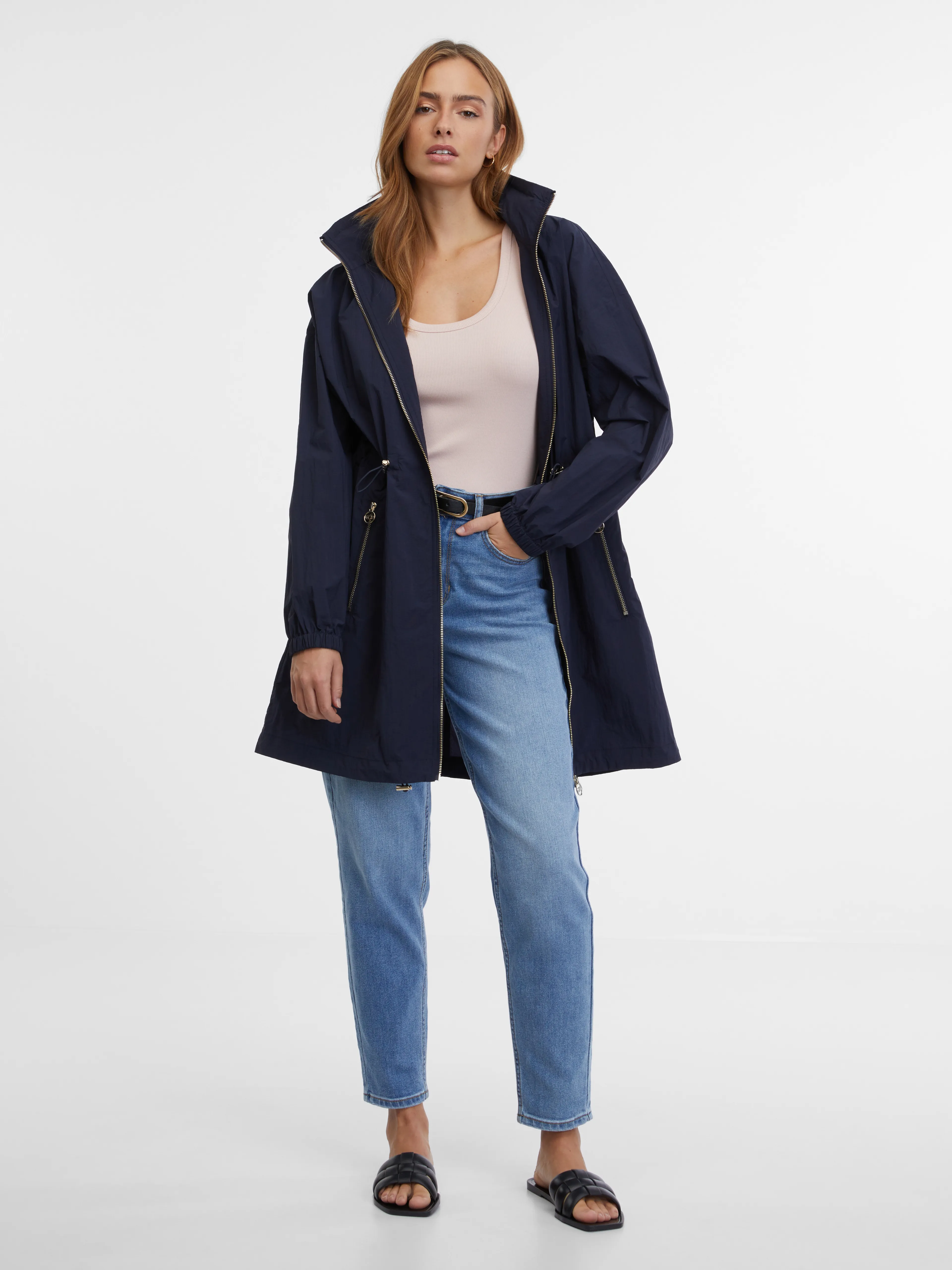 Dunkelblauer Damenparka ORSAY