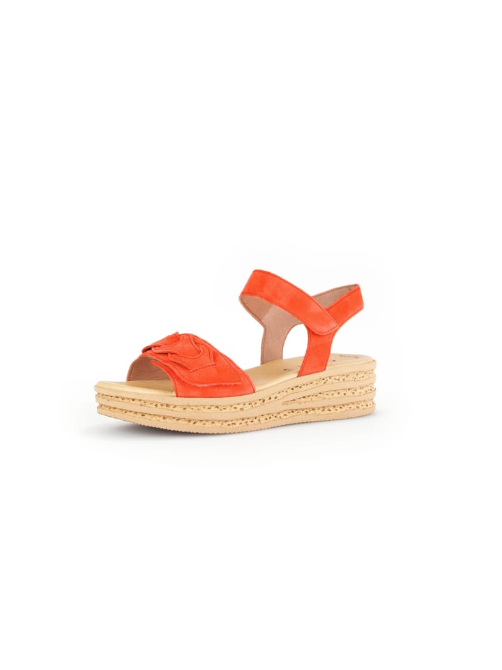 Gabor Fashion Plateau Sandale in orange günstig kaufen