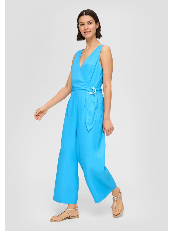 s.Oliver BLACK LABEL Overall 3/4 in Türkis günstig kaufen
