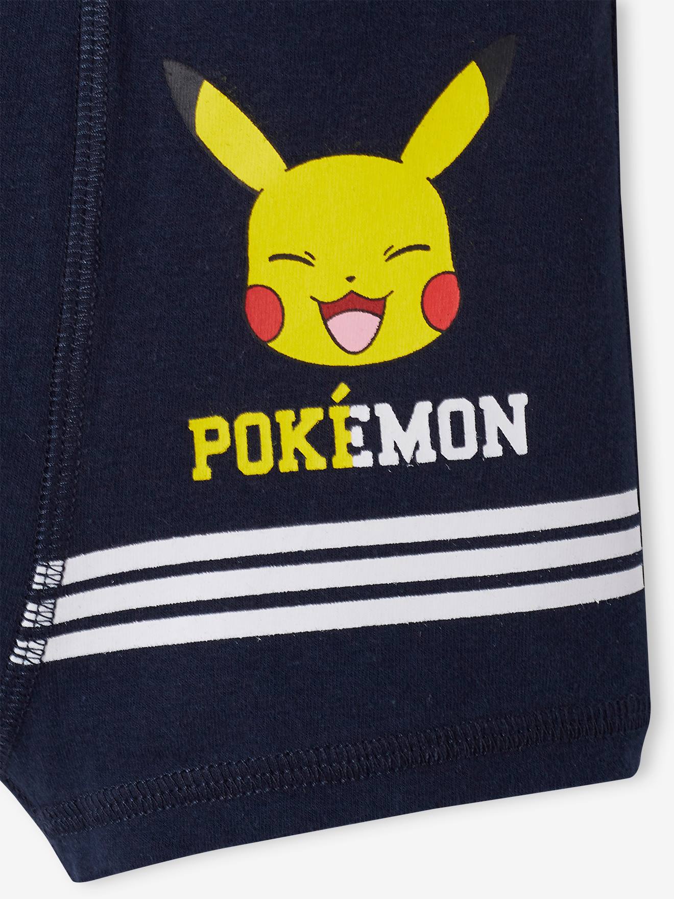 Lot de 3 boxers Pokémon® bleu marine, gris chiné